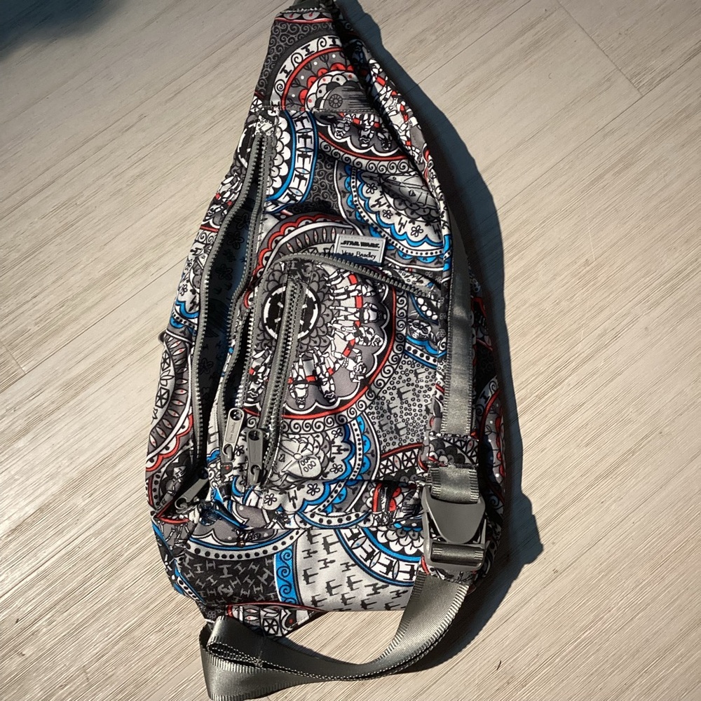Vera Bradley Black and Red Patterned Backpack